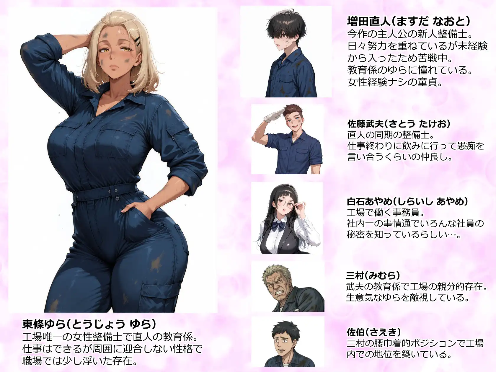 整備工場の爆乳ギャル先輩が実はエロ配信者だった話 〜新人整備士の俺だけが知る彼女の秘密〜 - サンプル1