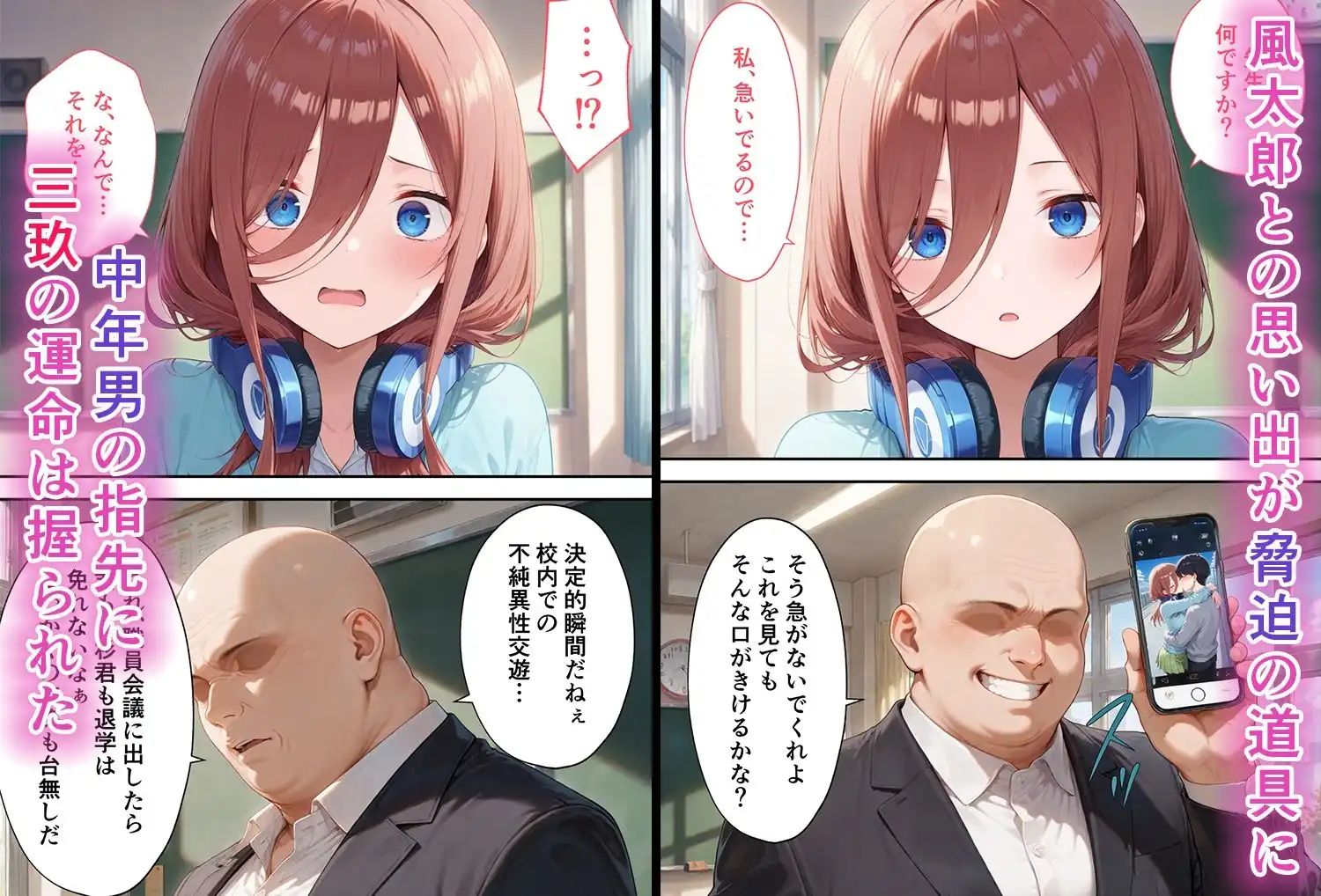 弱みを握られた俺の彼女が寝取られ堕ちるまで 三玖編 - サンプル2