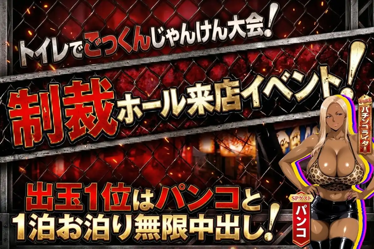 炎上ライターパンコさん来店 『着床制裁ホール来店イベント!』 - サンプル1