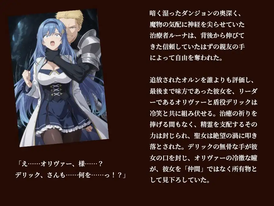【器用貧乏】ルーナ 【498枚+1mp4】裏切りのパーティ管理 〜「いなくなったアイツの代わりに、俺たちがたっぷり可愛がってやるよ」〜 - サンプル1
