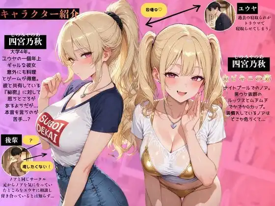 寝取らせギャル彼女と俺「だけ」の秘密 ―約束―【総集編+IF】 - サンプル1