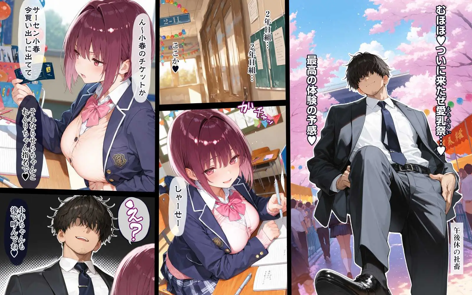 2年H組裏JKフーゾクやってま〜す☆【えちえち学園 愛乳祭】 - ページ27