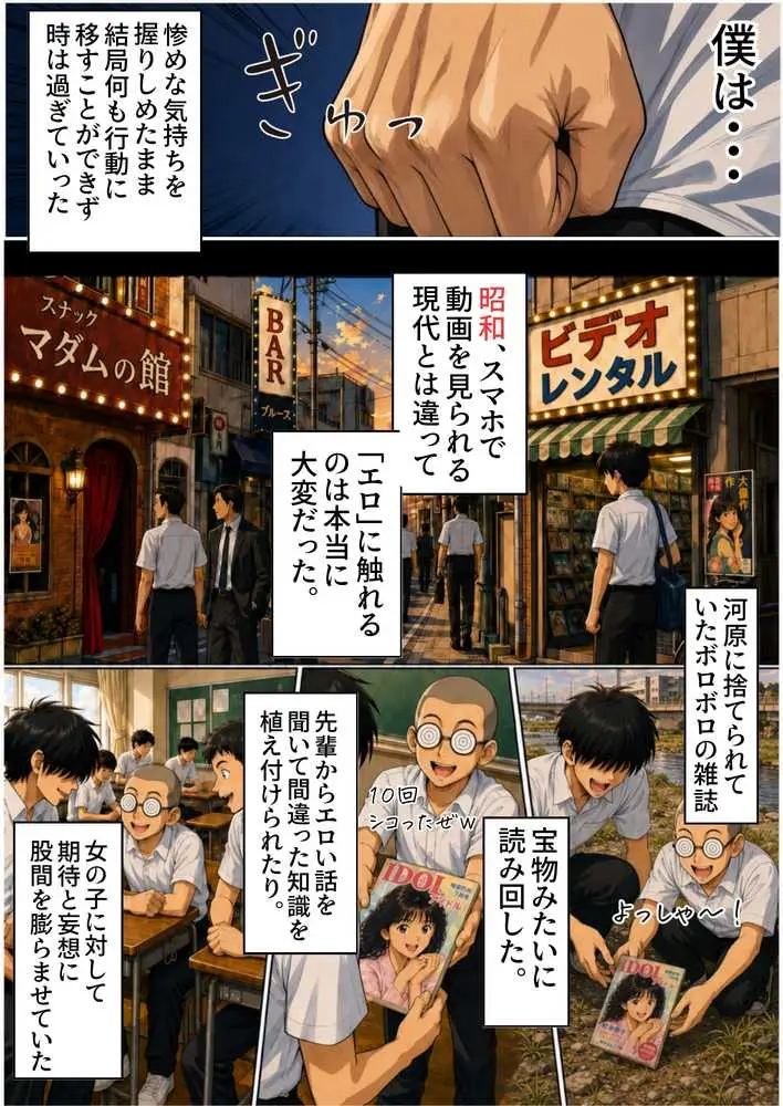 【昭和編】想いを寄せていたクラスメイトが中年メタボ教師（BMI40）と肉体関係だった件 - ページ21