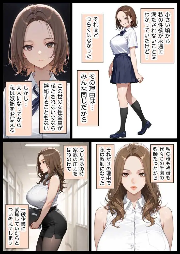 俺しか勃起できない世界 〜Mカップパワハラ女上司&Lカップ保健教師生オナホ化〜 - ページ37