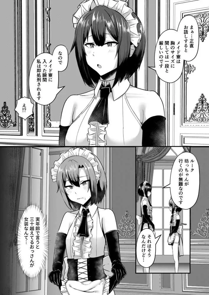 貧乳ユートピアの隠れ巨乳2 〜禁制爆乳バレから始まる王子専属Wメイド種付け教育〜 - ページ13