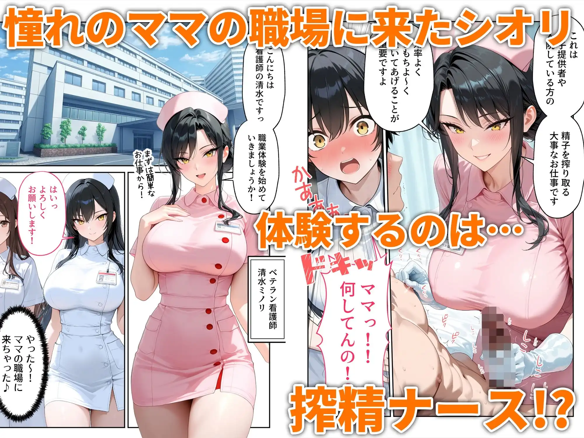 職場体験えっち 女子●生3人エッチな職場体験 - サンプル3