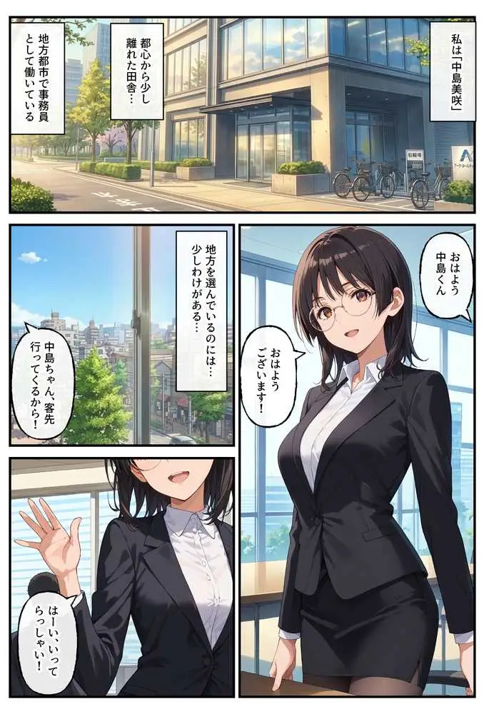 破滅オナニー中毒の美人OLちゃんー感度250%で深夜徘徊ー - ページ01