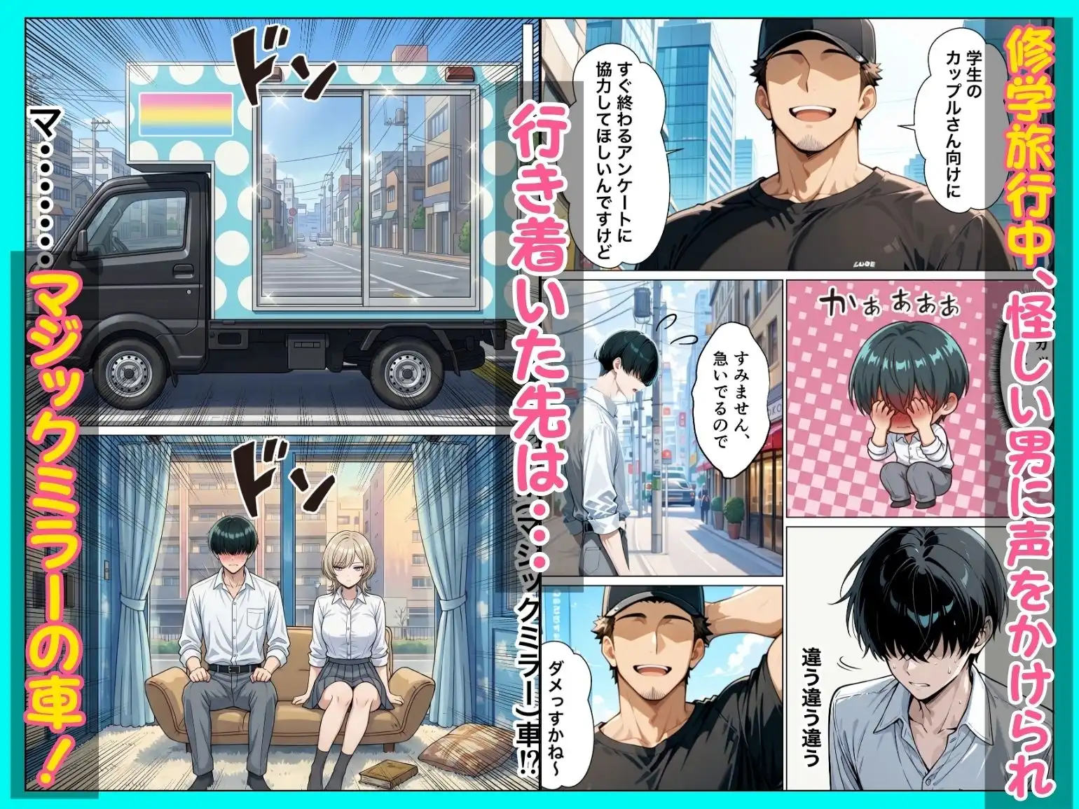 童貞陰キャの僕がクールギャルとマジックミラー車で生ハメセックスした話 - サンプル2