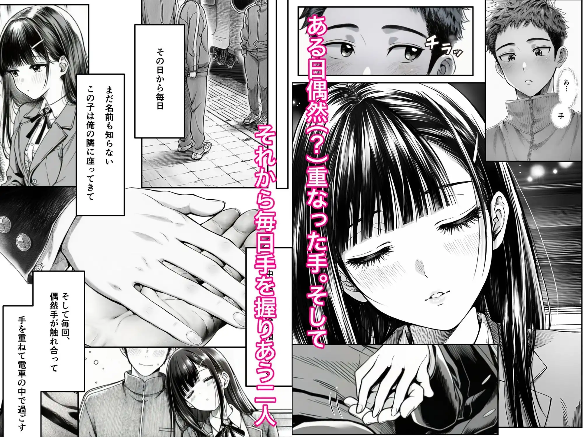 電車で何度も肩にもたれかかってくる女の子と、子作りセックスしてしまった - サンプル3