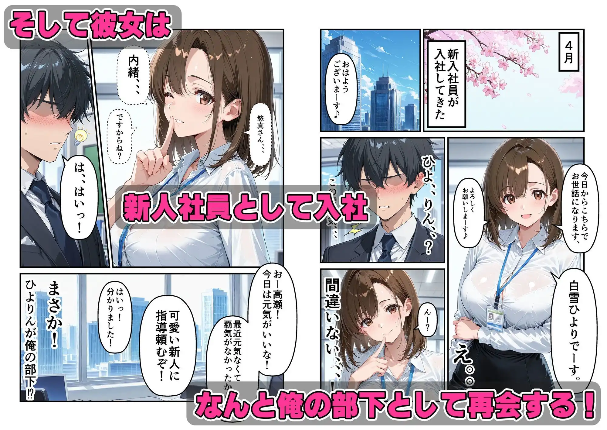 あざと可愛い風俗嬢は俺の部下?実はドMな彼女に生はめセックス〜俺のチンポでイキまくる - サンプル3