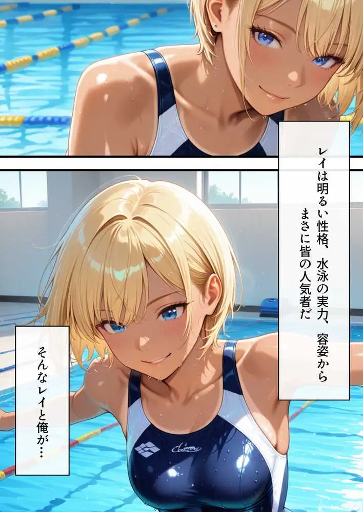 水泳部の金髪ギャルエースがオナニー中毒の変態だったのでセックスする話 - ページ06