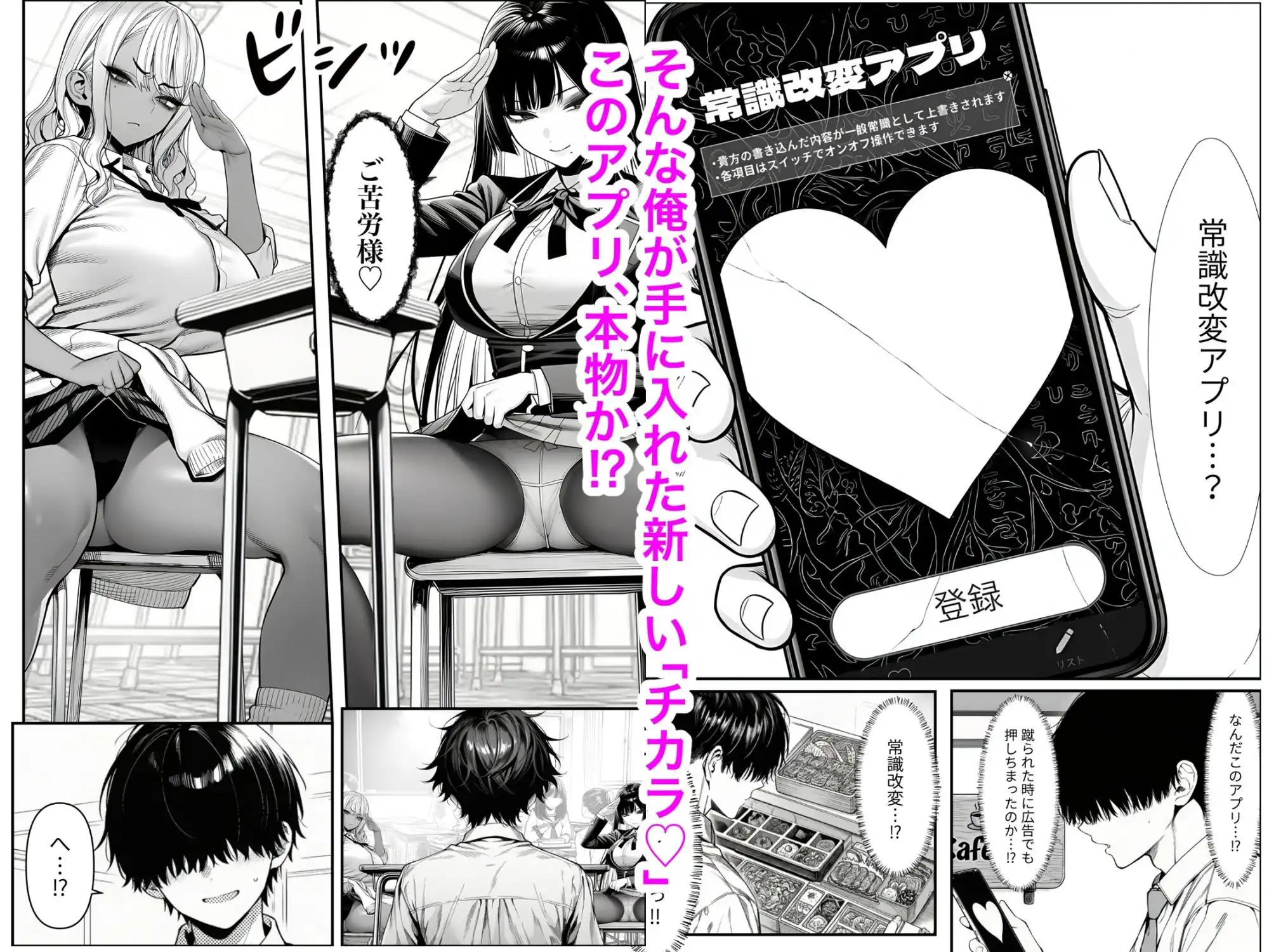 クラスでいじめられている俺、常識改変アプリで学園トップカーストの女子や女教師たちを俺専用の完全同意ハーレム中出し奴●に - サンプル4
