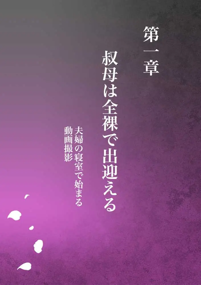 叔母真奈美 夫婦の寝室で同人AV撮影される あこがれの叔母を寝取る3 - ページ02