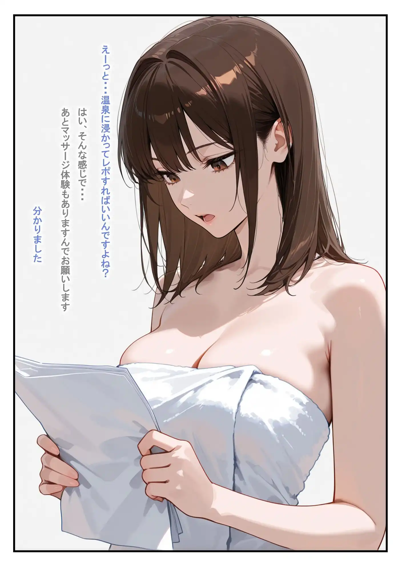 温泉ロケ、女子アナ、常識改変済。〜汗だくセックスマッサージ〜 - サンプル7
