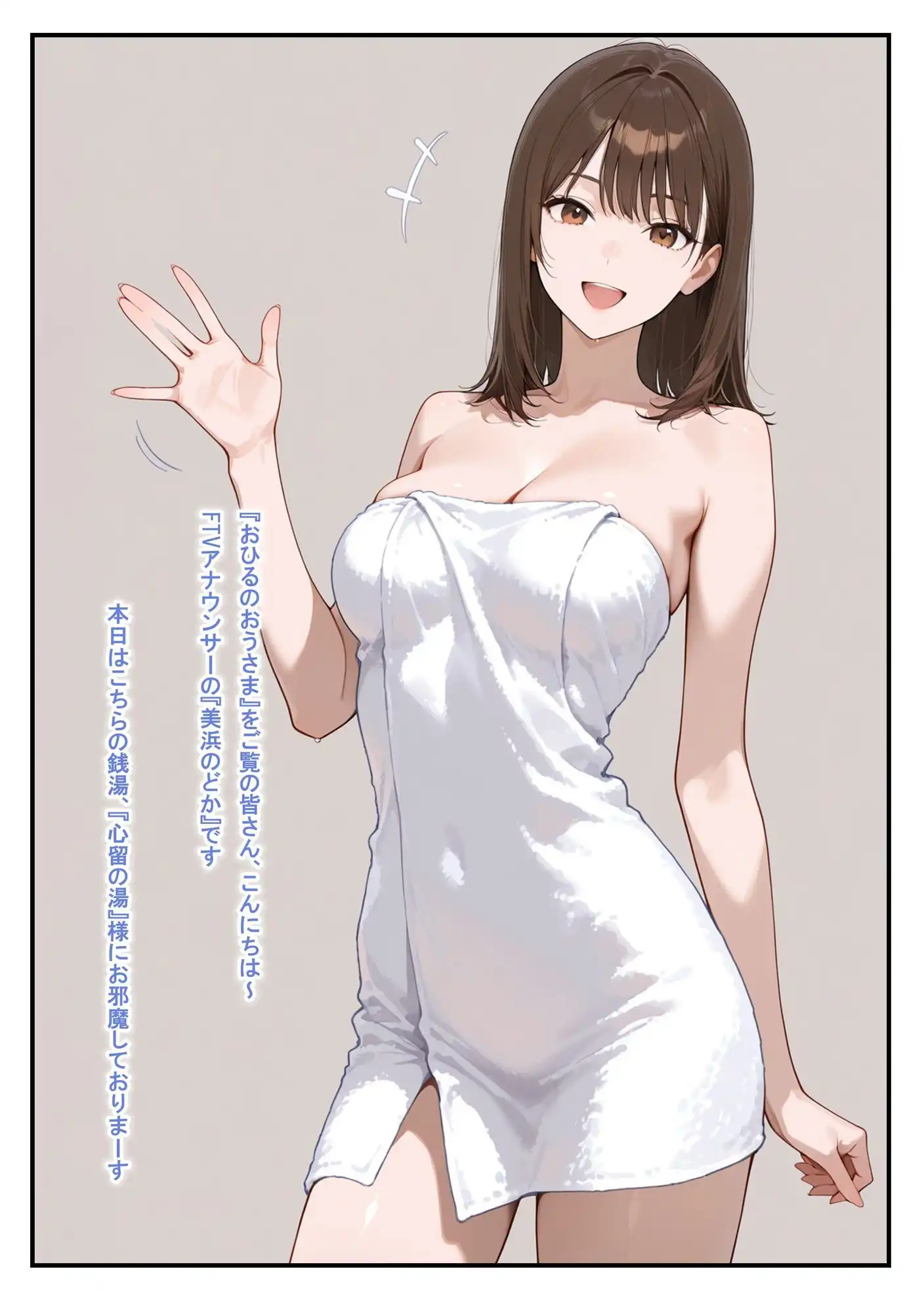 温泉ロケ、女子アナ、常識改変済。〜汗だくセックスマッサージ〜 - サンプル9