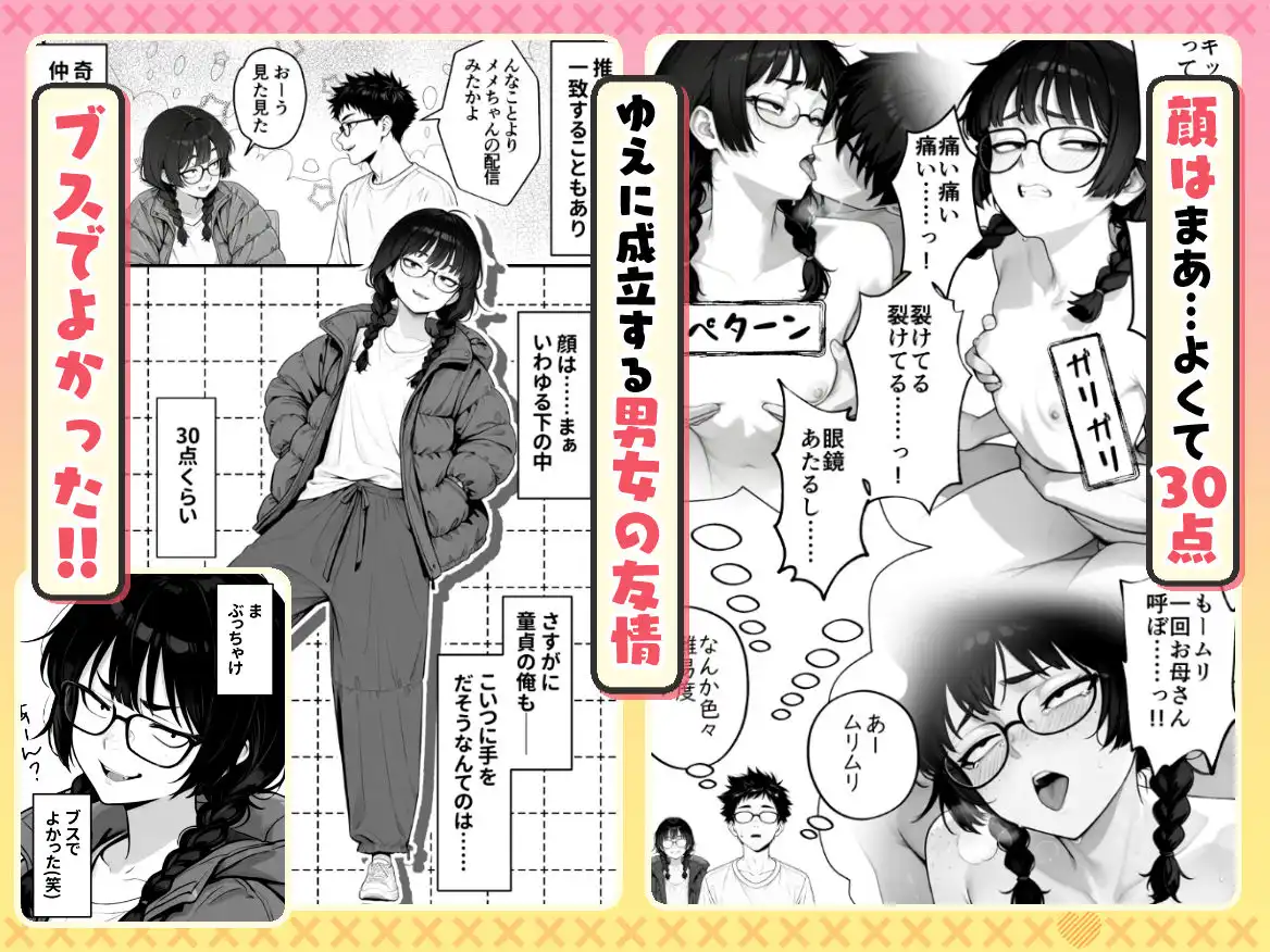 顔30点のオタク友達が実は身体120点で、友情なんてどうでもよくて欲望のままにセックスした話 - サンプル2