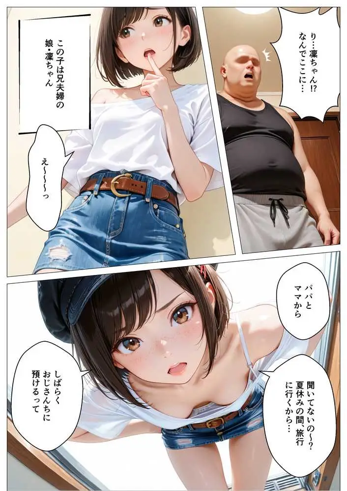 パンチラで誘惑してくるクソ生意気なそばかす姪っ子の弱みを握り調教した話 - ページ02