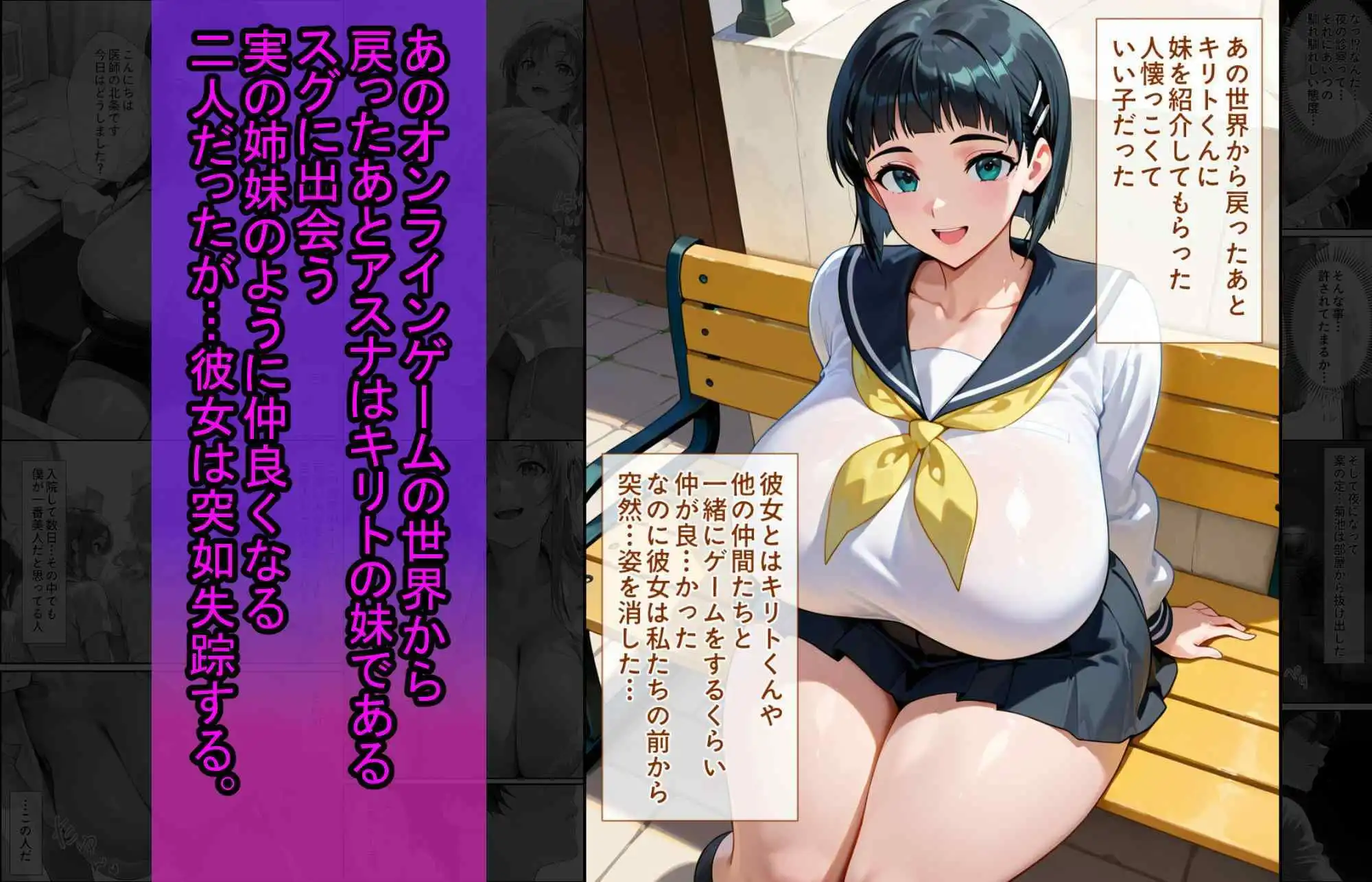 爆乳J● アスナちゃんが巨根おじさんに寝取られる 話11 - サンプル3