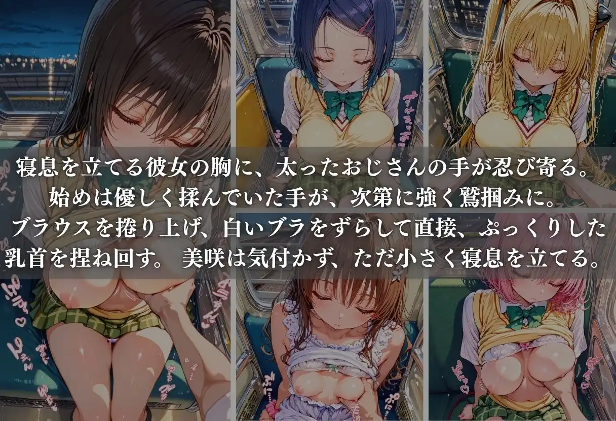 痴●列車ボテ腹END 〜キモおじリーマンに孕ませられる現役女子??生〜 Vol.2 - サンプル3