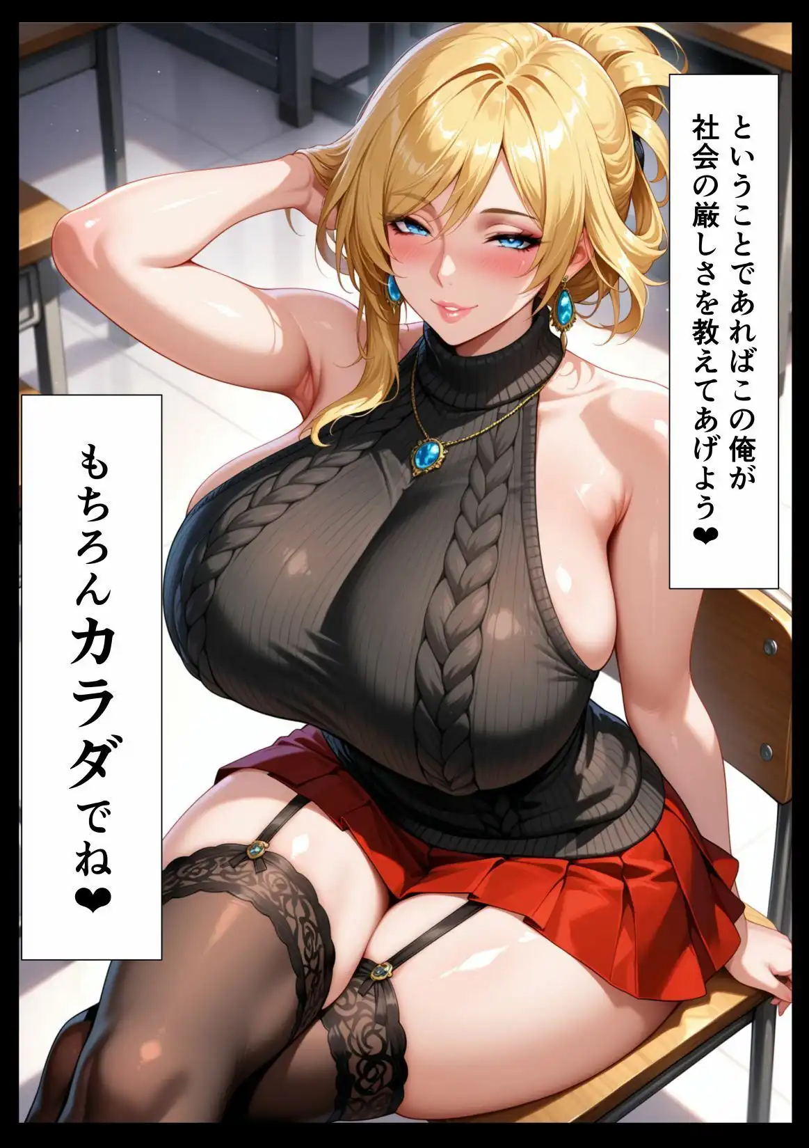 極上エロボディ先生を催●アプリで常識改変して自分専用のオナホにする話〜鳳条クレア先生編〜 - サンプル6