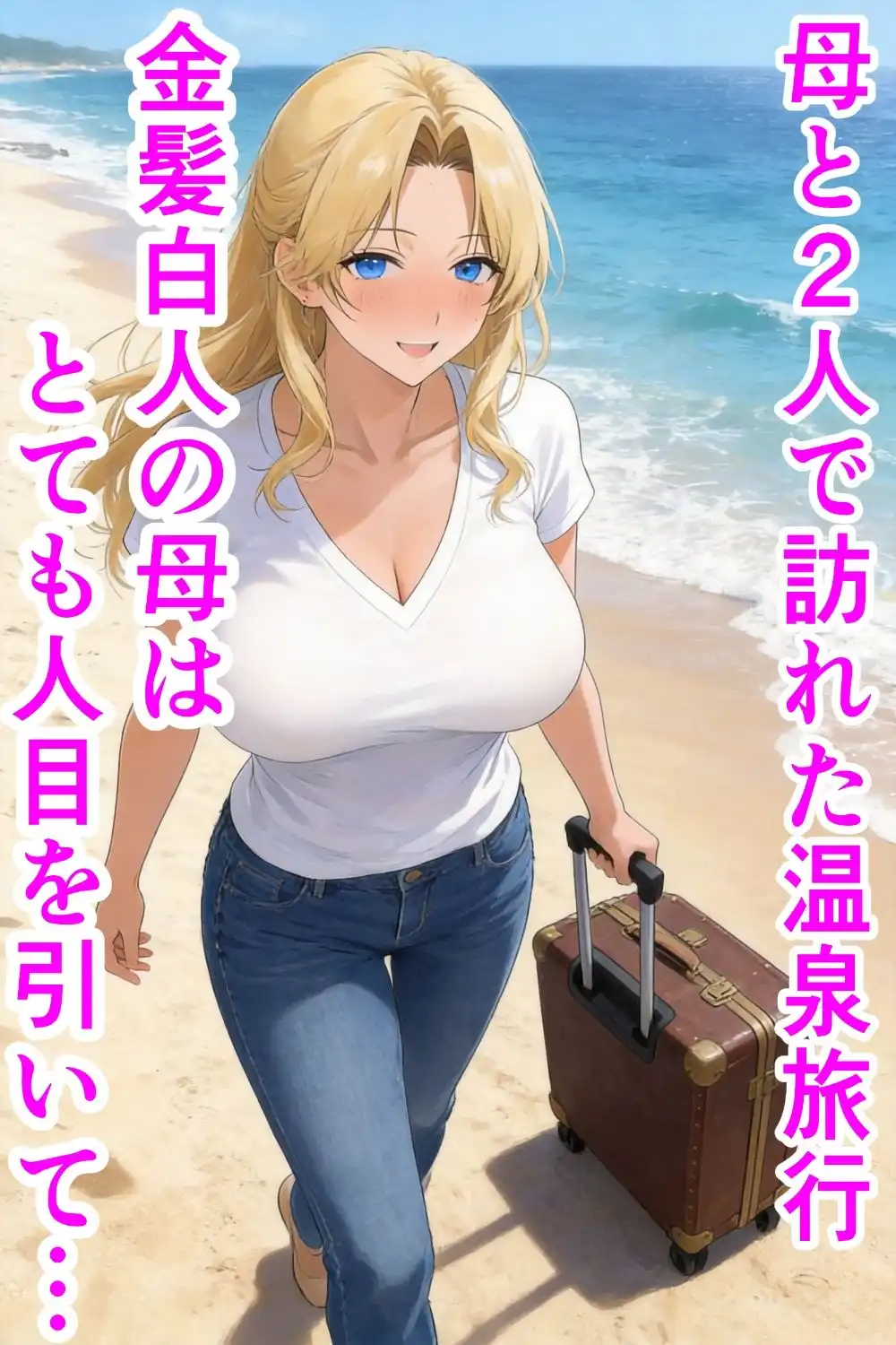 Mother…爆乳ブロンド白人ママ托卵受精温泉旅行 - サンプル2