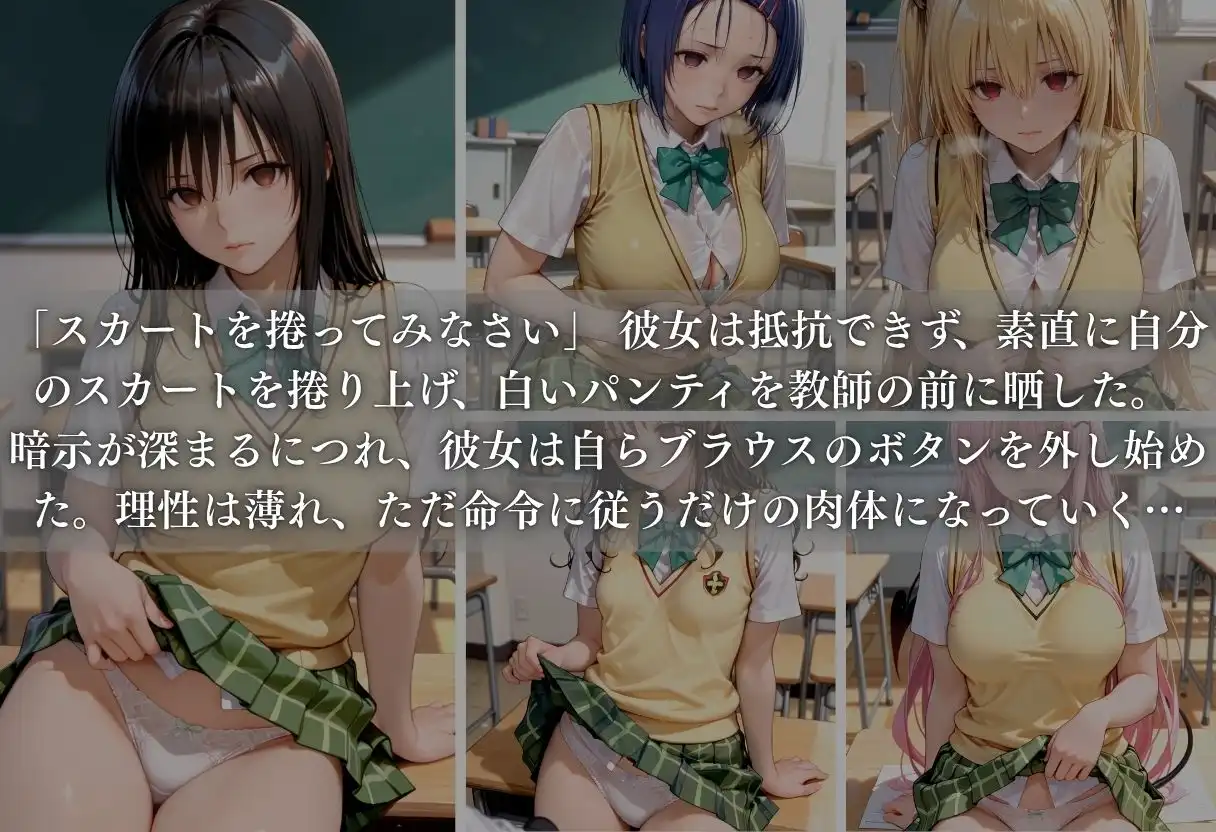 キモ教師の催●肉便器化計画 ー優等生女子○生が教室で完全快楽堕ち- - サンプル4