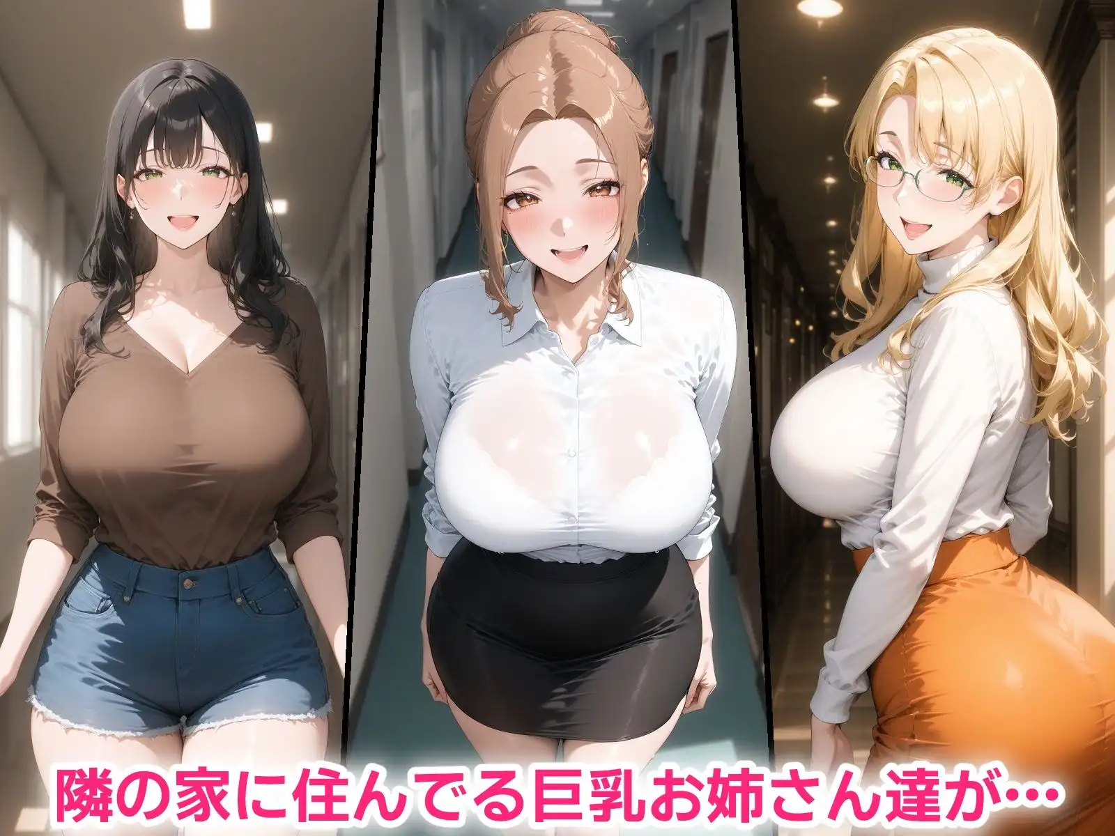 催●おじさんに寝取られる!隣の家のお姉さんたち〜全員メス堕ち・孕ませ〜 - サンプル1