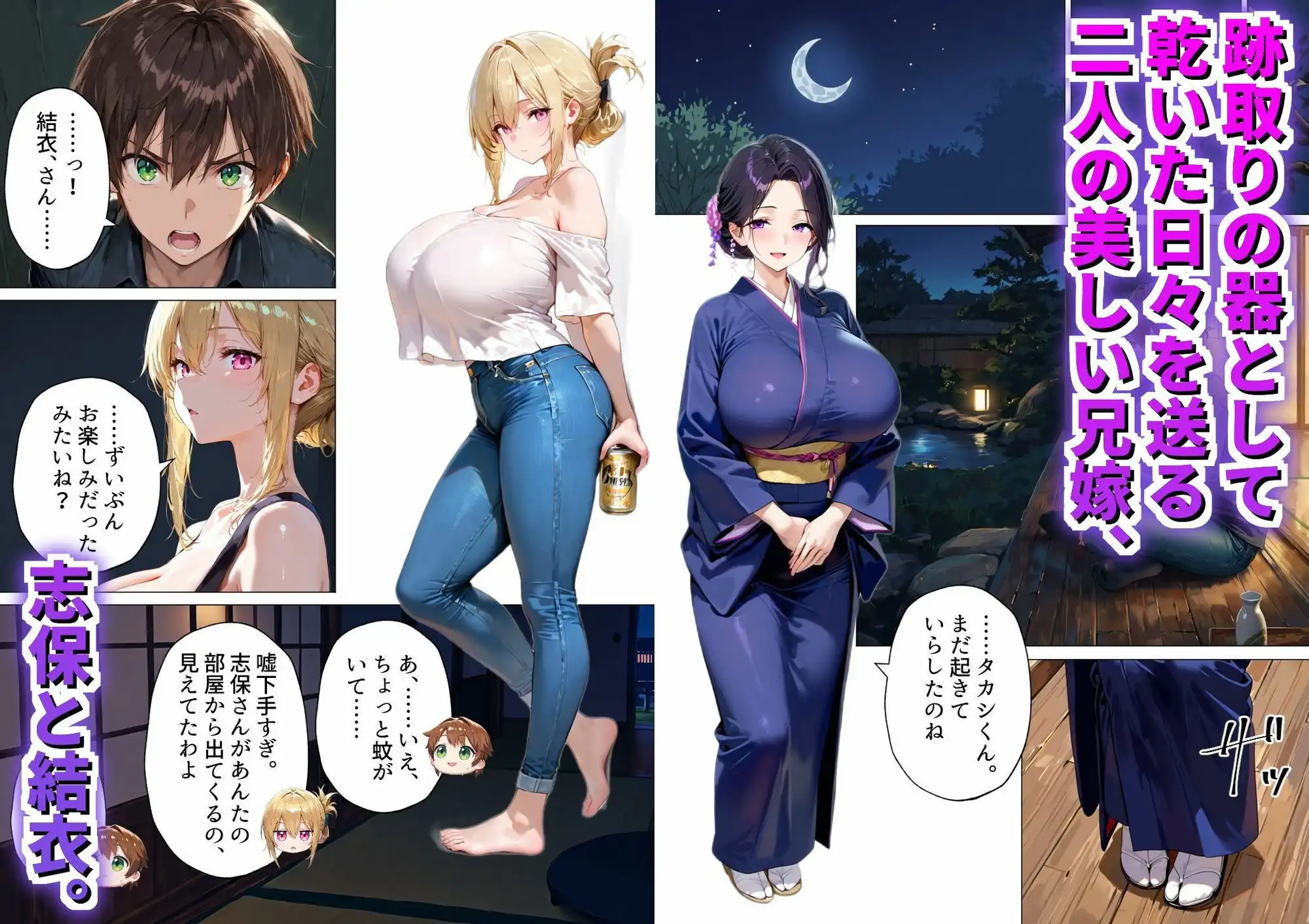 種付けの代役 〜期待外れの末っ子が、二人の兄嫁に托卵を強要されるまで〜