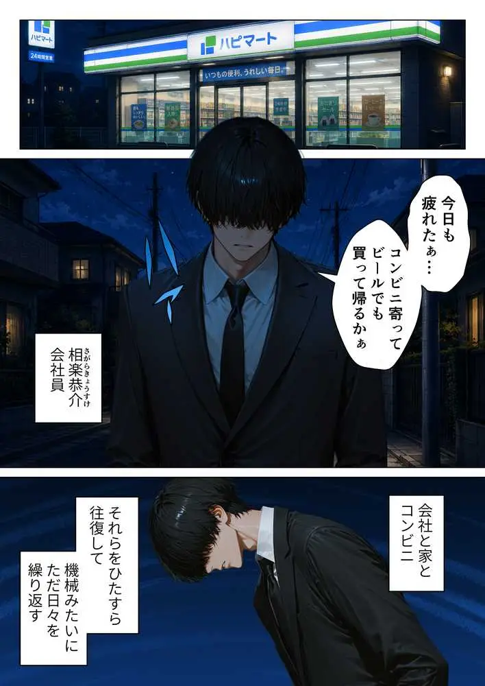道で拾った地雷系ギャルをしかたなく家に泊めたらなぜか毎晩搾精されることになった話 - ページ01