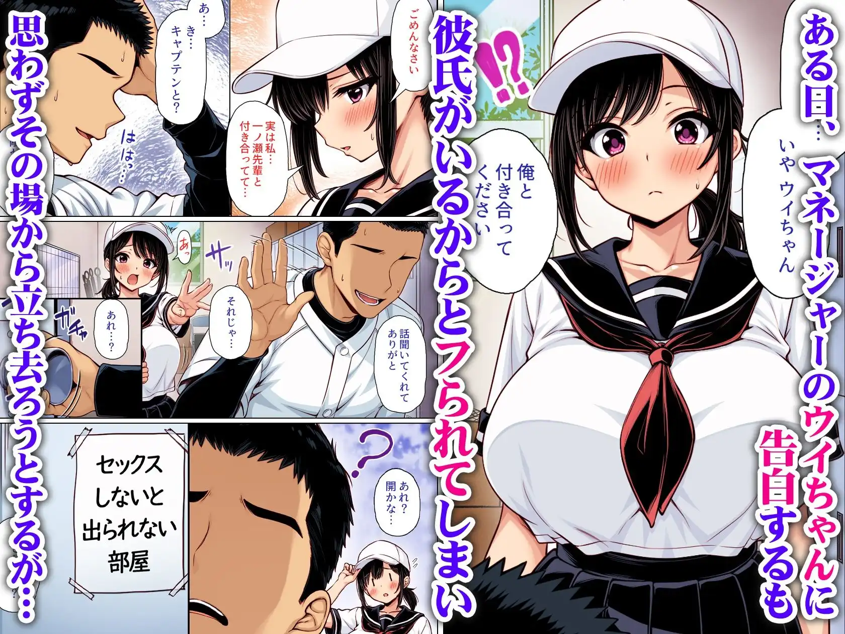 告白してフられたのに部室がセックスしないと出られない部屋になっていた カラー版 - サンプル1