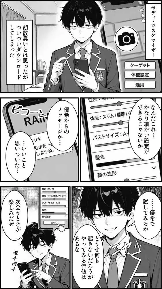 性転換アプリで幼馴染がTS激エロギャルになった話 〜オタクに優しいギャルがいなけりゃ作ればいい〜 - ページ05