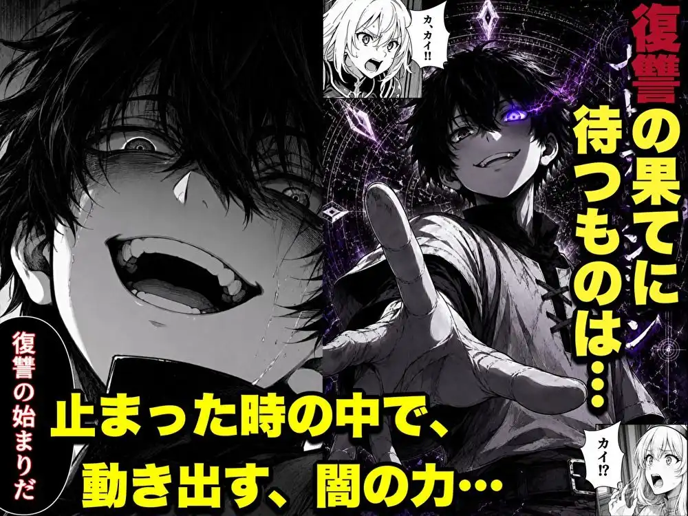 勇者パーティに処刑された闇魔法使いの俺は、EXスキル【時間牢獄】に目覚め、殺すより残酷な復讐をすることにした2 - サンプル1