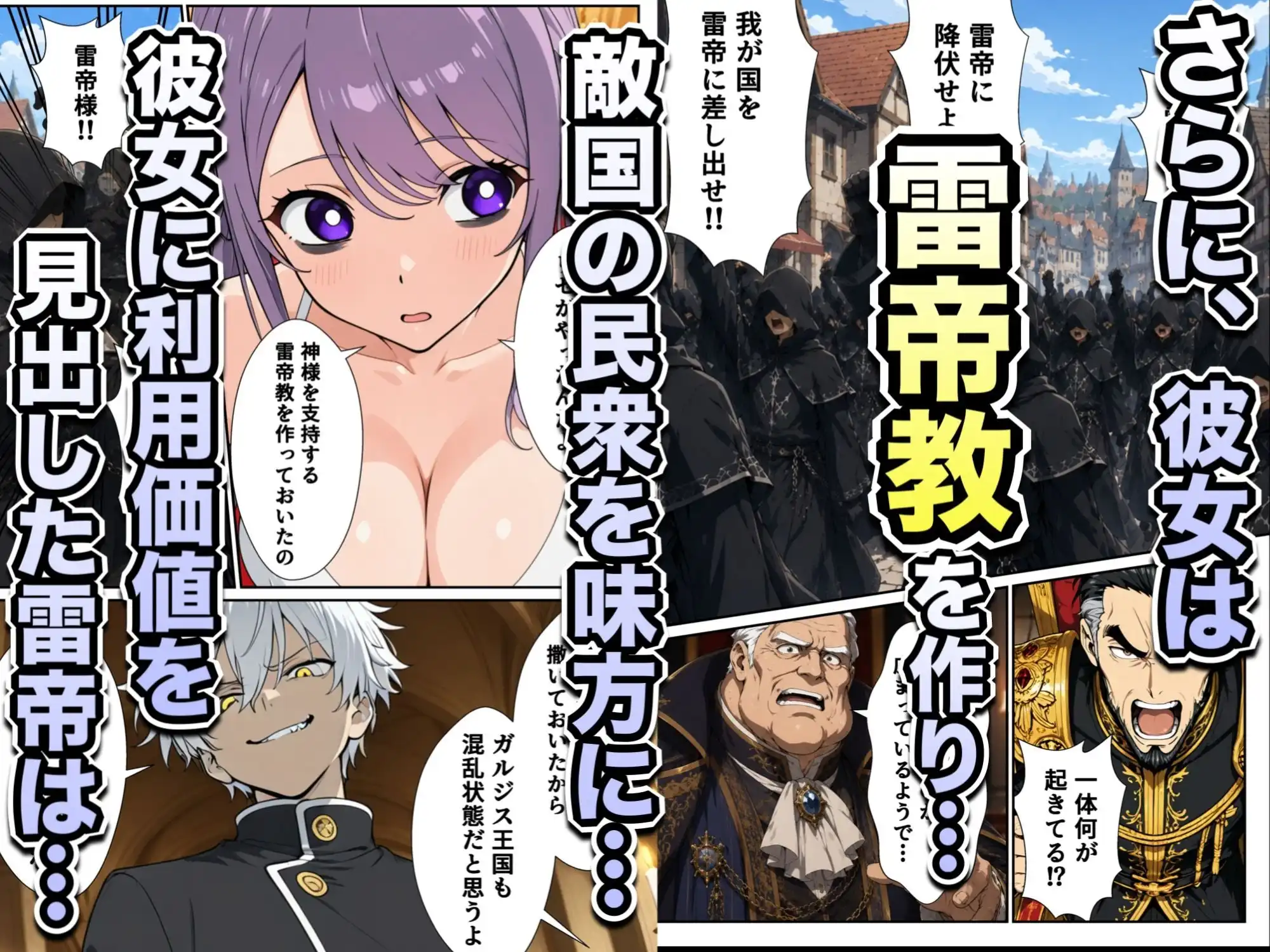 異世界召喚された最弱の雷魔法使い、体術で無双しまくり国へ復讐し、女全員を性奴●にした話2 - サンプル5