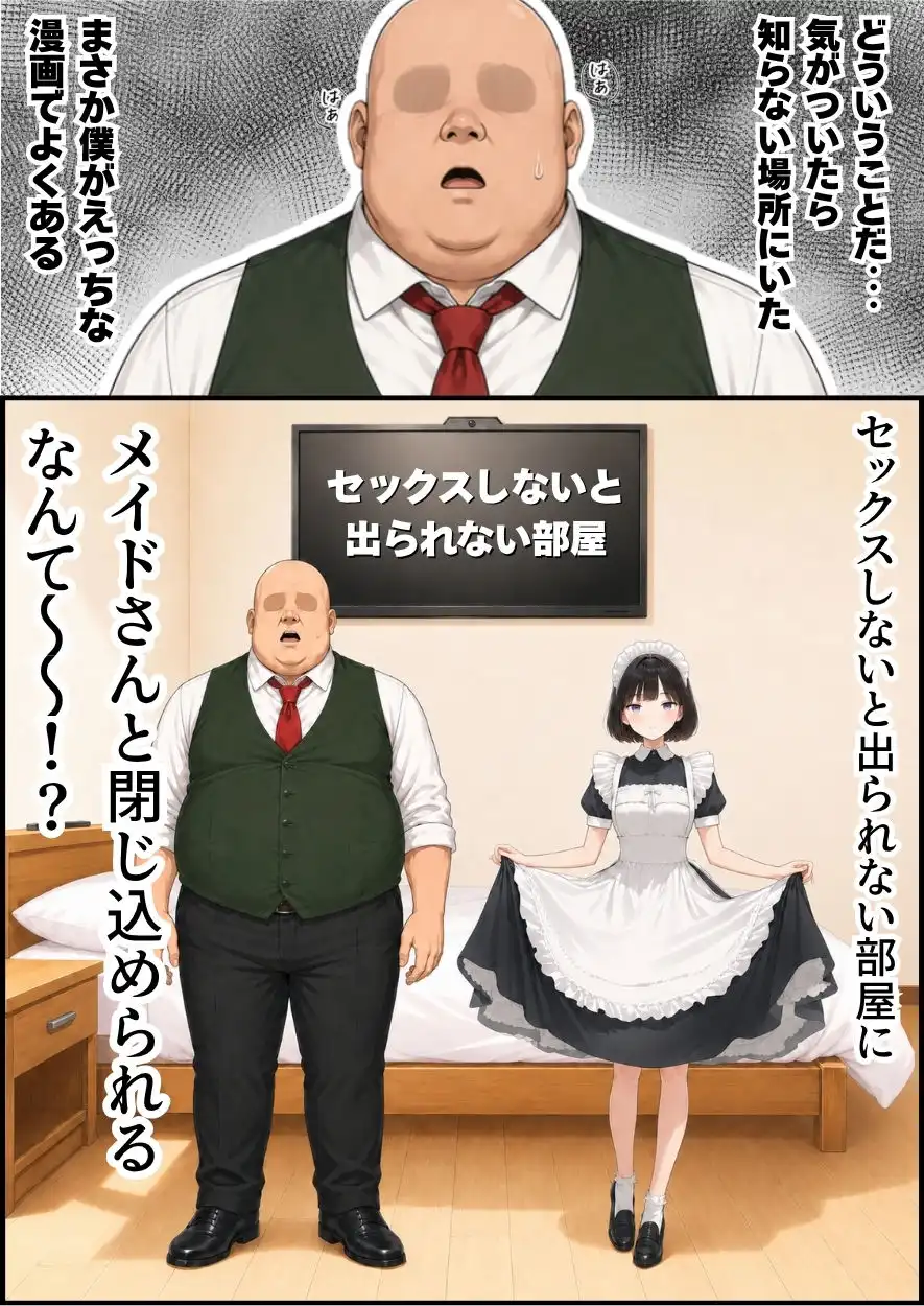 セックスしないと出られない部屋にジト目メイドさんと閉じ込められたんだが・・・