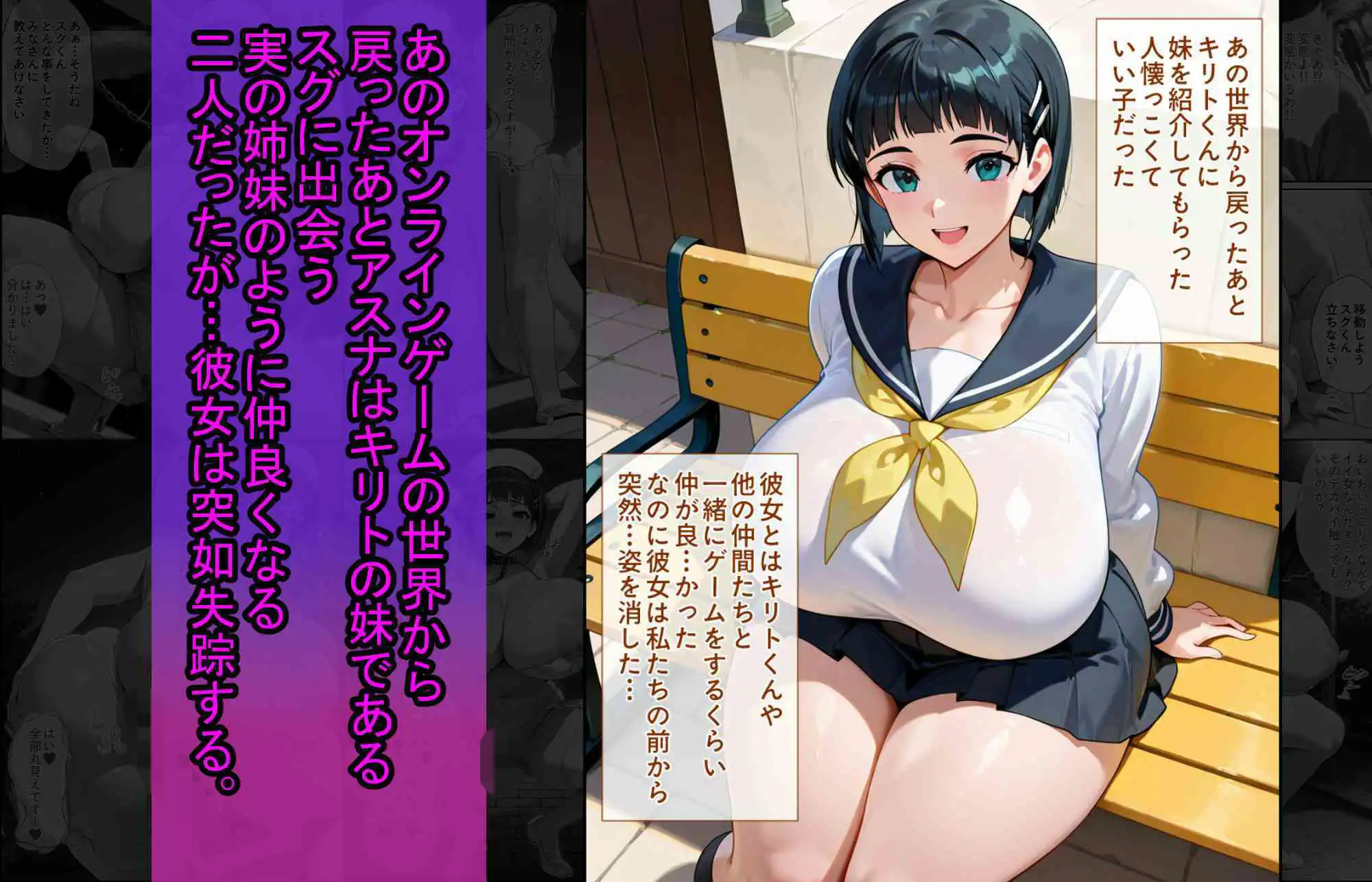 爆乳J● アスナちゃんが巨根おじさんに寝取られる 話13 - サンプル3