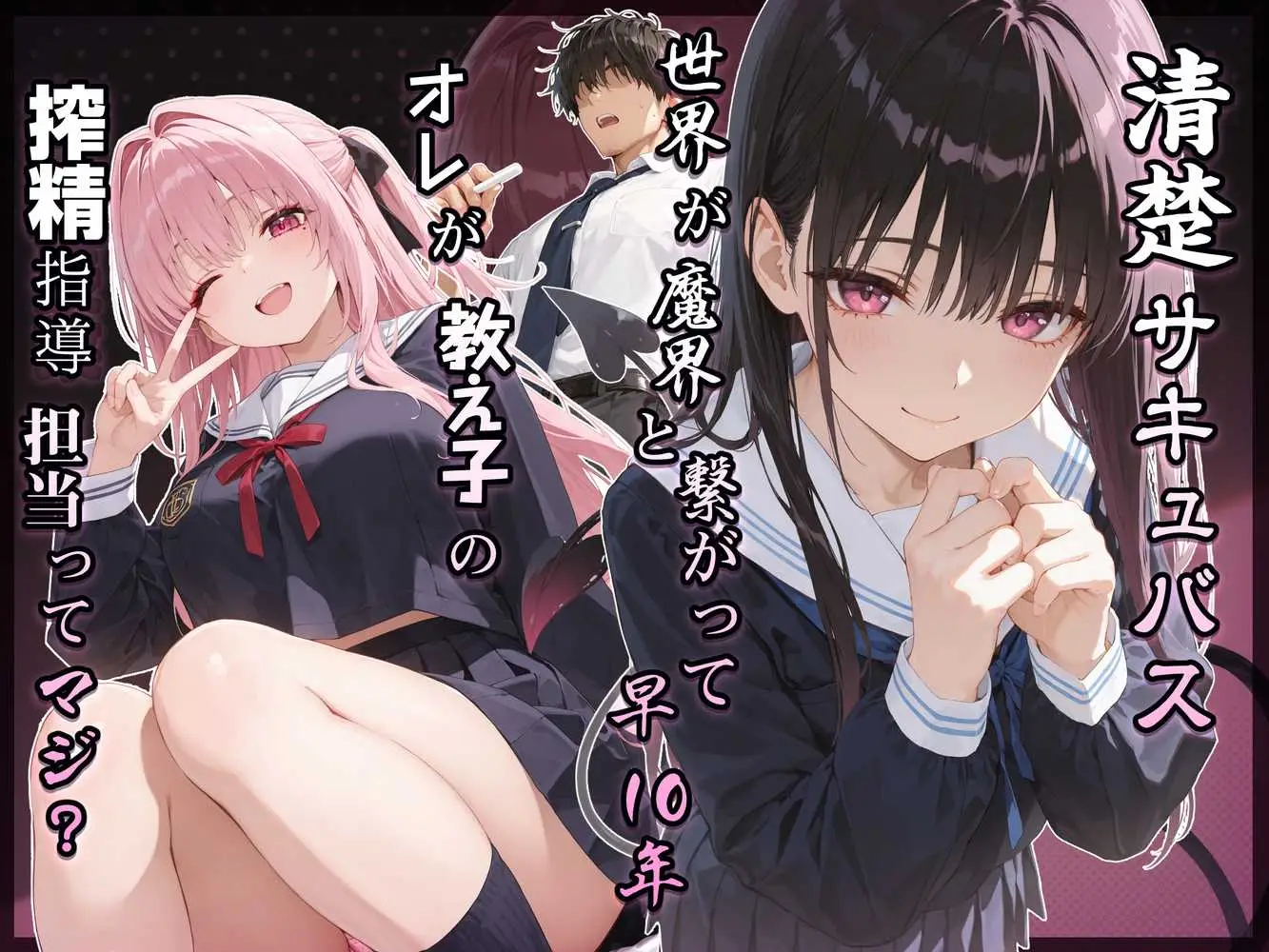清楚サキュバス 世界が魔界と繋がって早10年 オレが教え子の搾精指導担当ってマジ? - ページ01