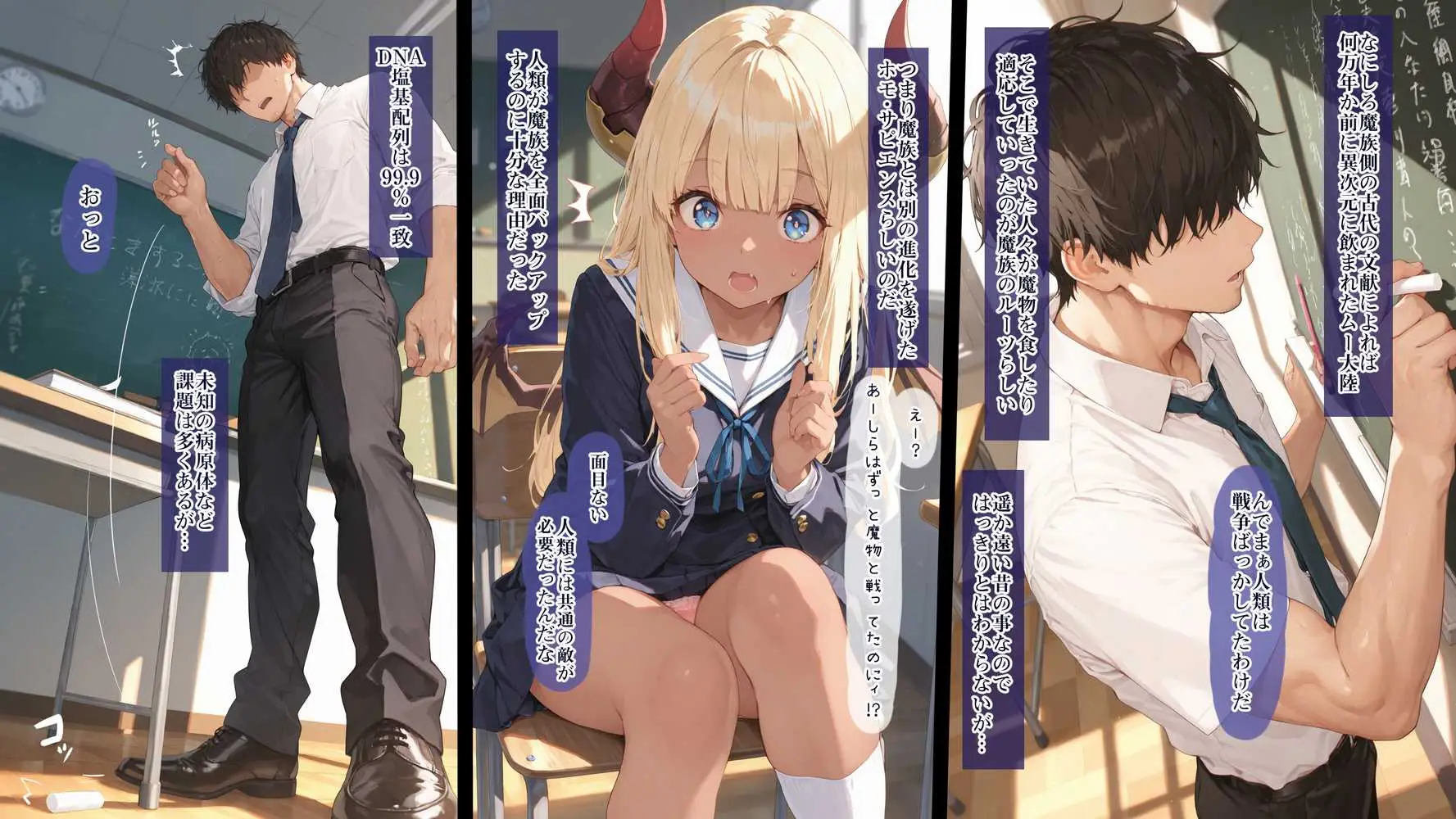 清楚サキュバス 世界が魔界と繋がって早10年 オレが教え子の搾精指導担当ってマジ? - ページ06