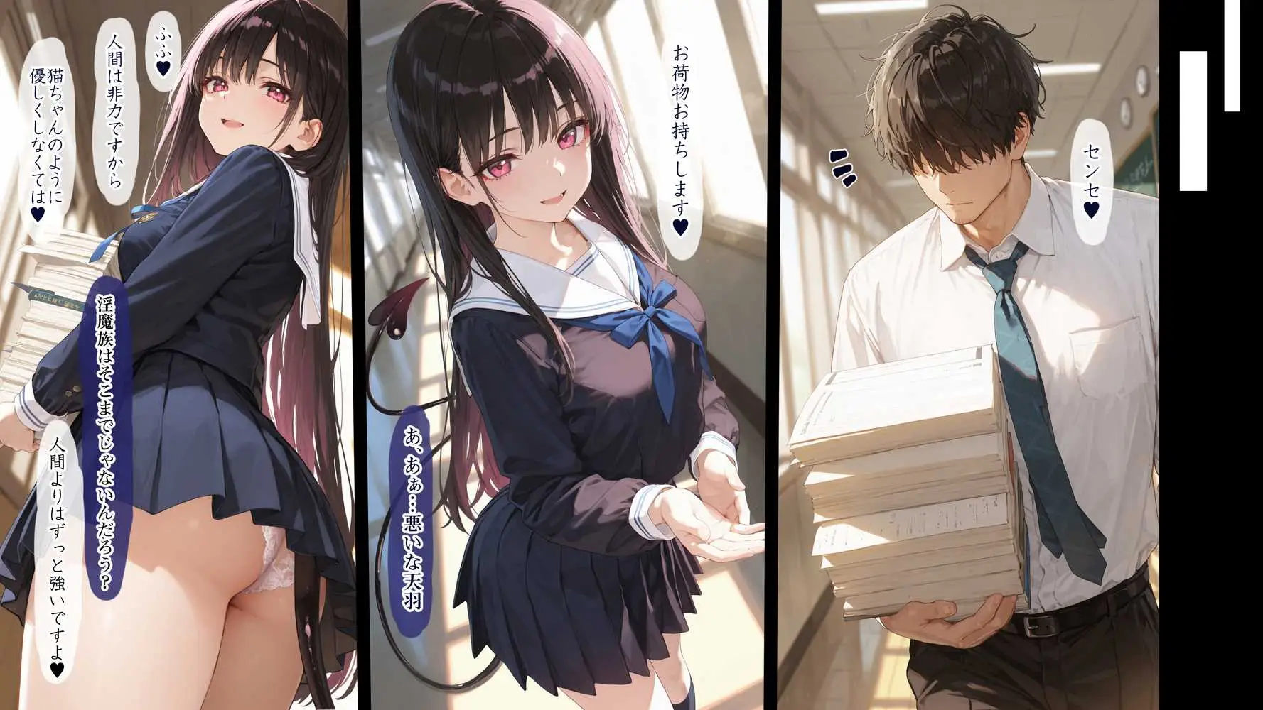 清楚サキュバス 世界が魔界と繋がって早10年 オレが教え子の搾精指導担当ってマジ? - ページ13