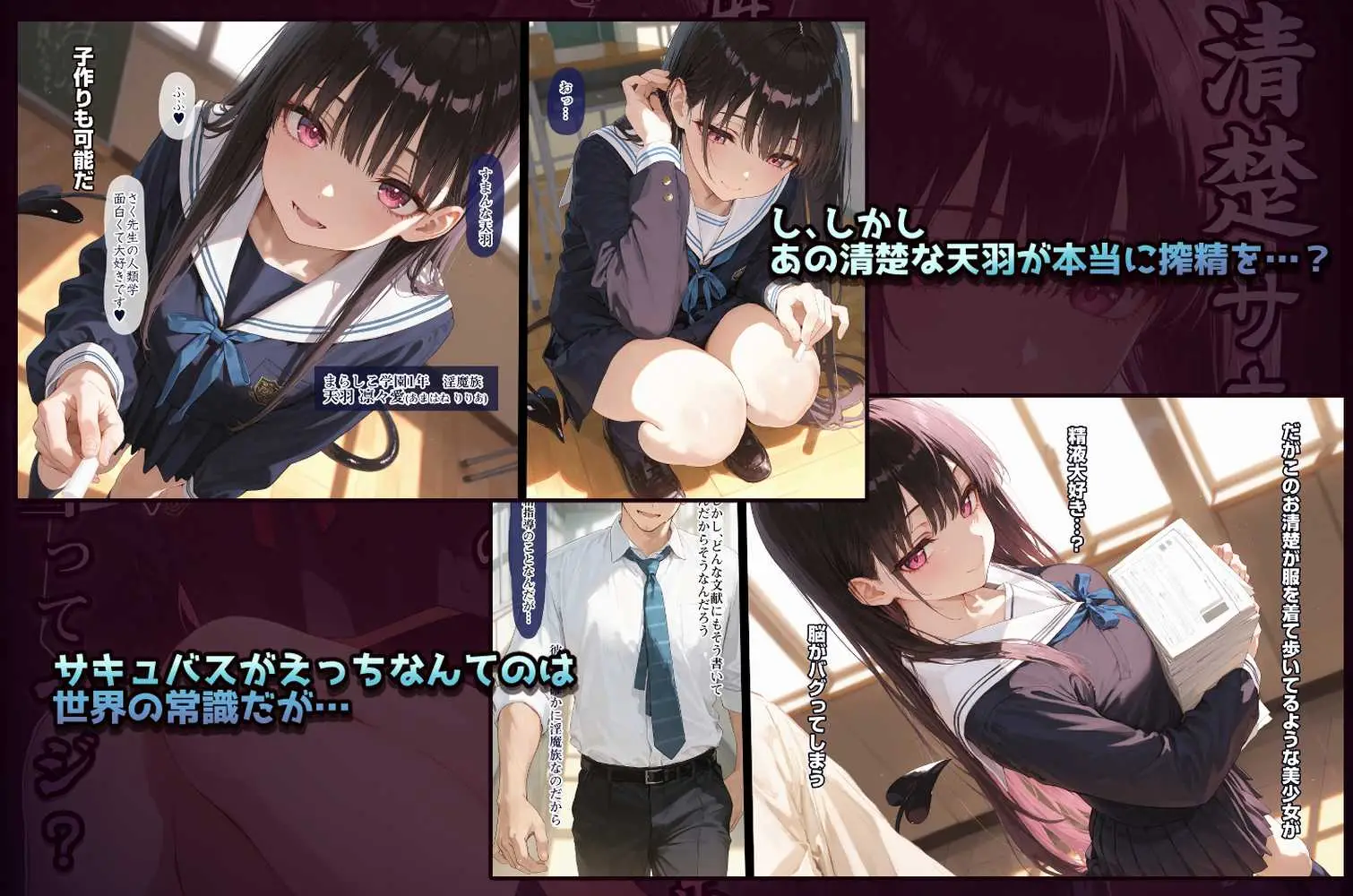 清楚サキュバス 世界が魔界と繋がって早10年 オレが教え子の搾精指導担当ってマジ? - ページ36