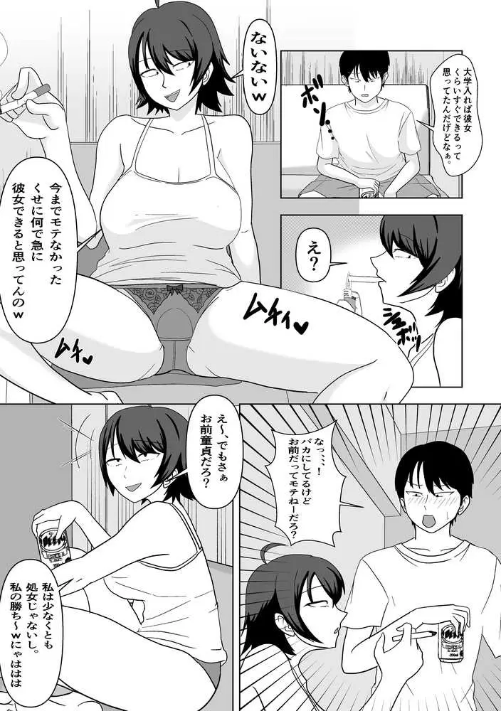 ちょうどいいズボラ女友達にチ○ポを見せたら。 - ページ04