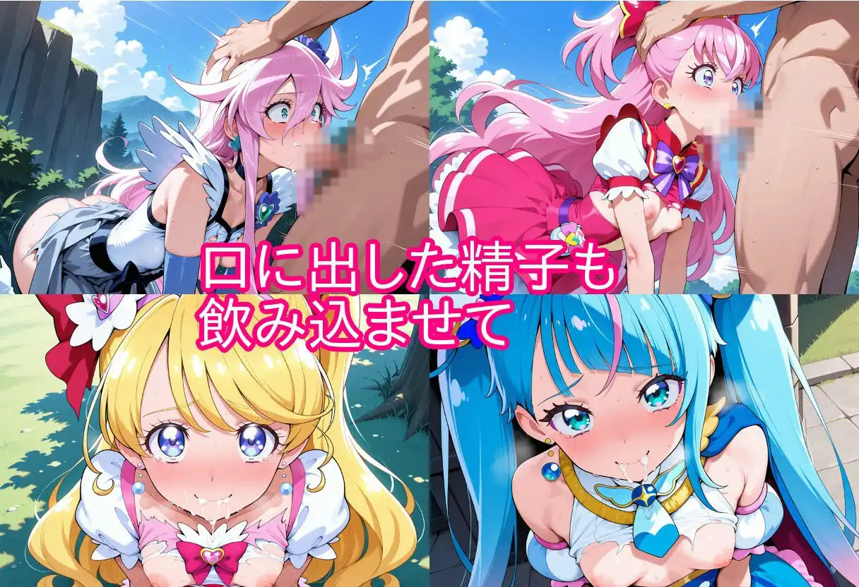 プリキュアの命乞い 何でもします、許してください…