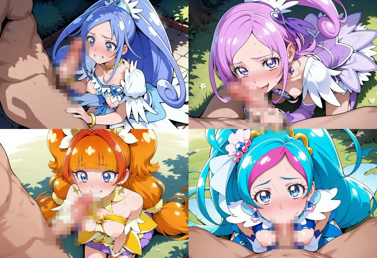 プリキュアの命乞い 何でもします、許してください…