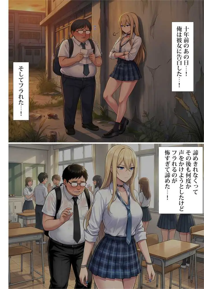 憧れだったハイスペギャルJKにタイムリープ憑依した弱男おじさん、昔の自分のオナホメス奴●になってあげた - ページ05