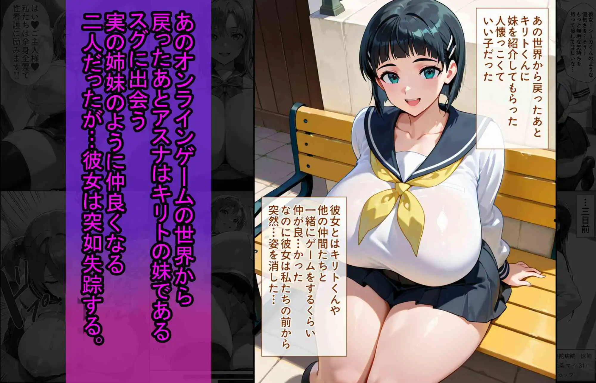 爆乳J● アスナちゃんが巨根おじさんに寝取られる 話14 - サンプル3