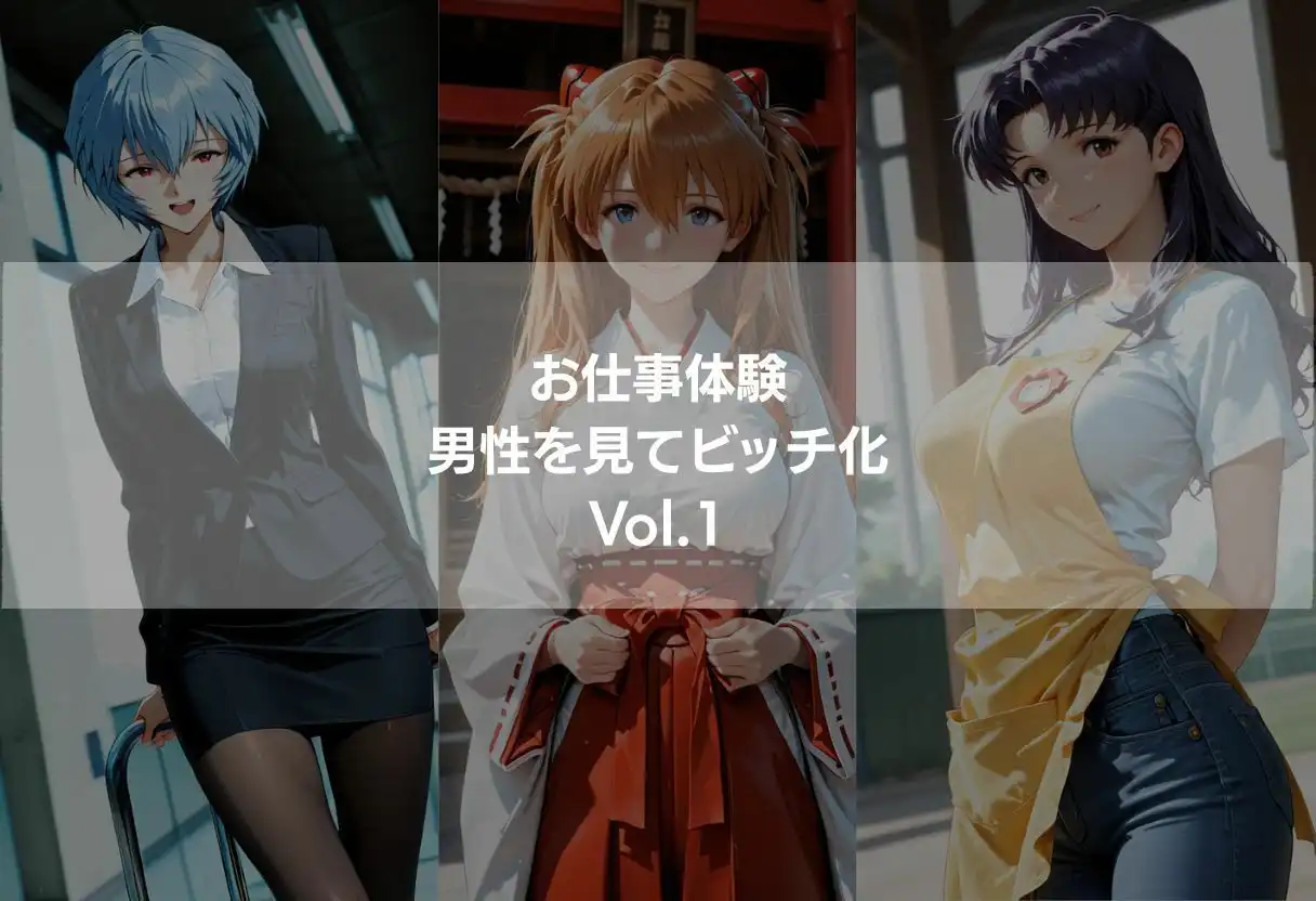 【アニメ同人】色々なお仕事体験に行ったらビッチがスイッチ入っちゃってエッチな事をする。〜制服姿で416枚の濃厚記録〜 - サンプル1