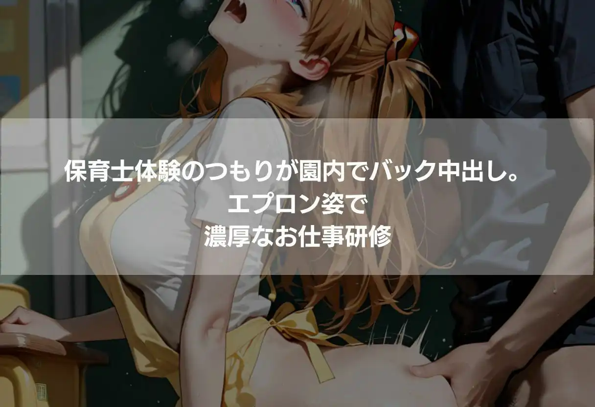 【アニメ同人】色々なお仕事体験に行ったらビッチがスイッチ入っちゃってエッチな事をする。〜制服姿で416枚の濃厚記録〜 - サンプル9