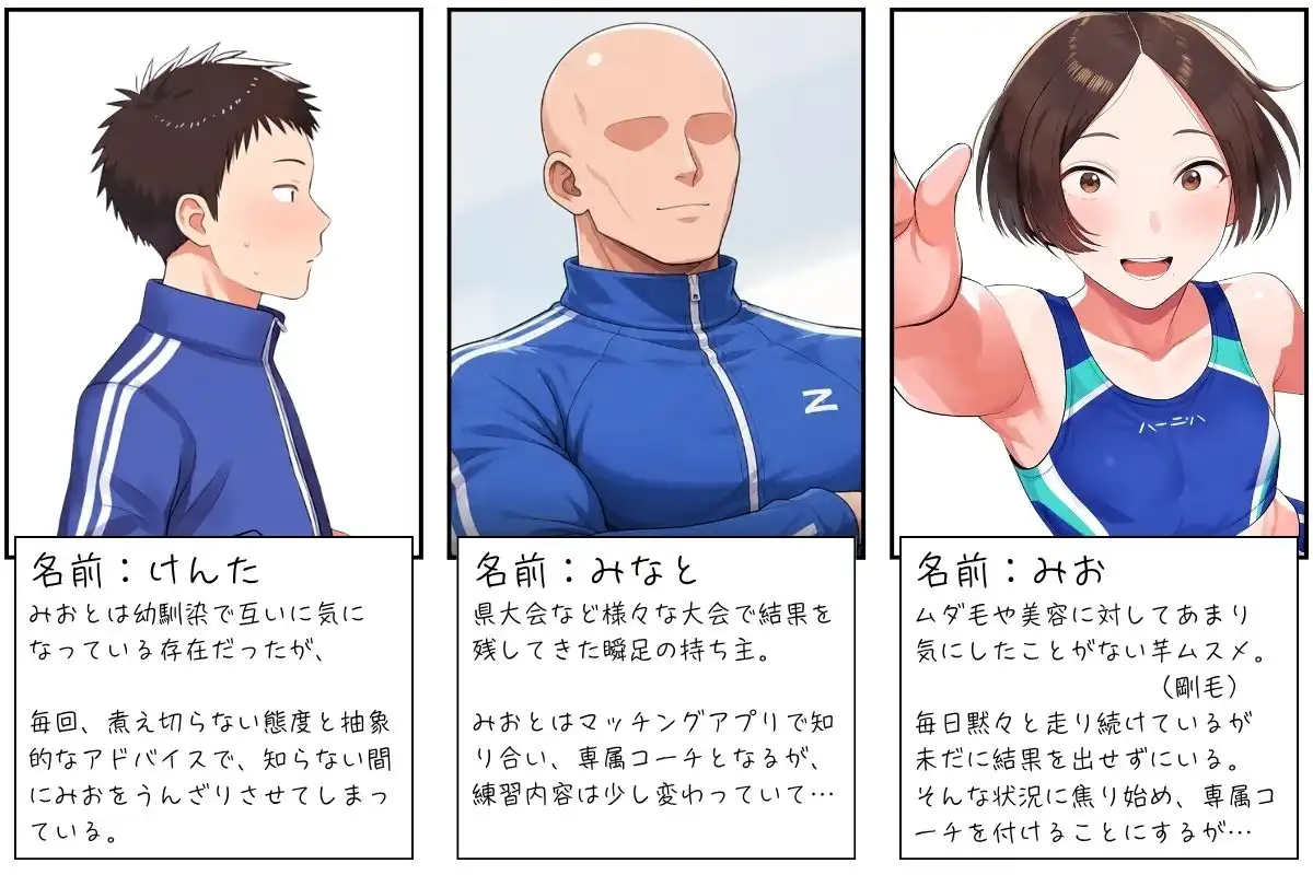 陸上部で1番地味な芋ムスメがコーチの個人レッスンで孕むまで - サンプル1